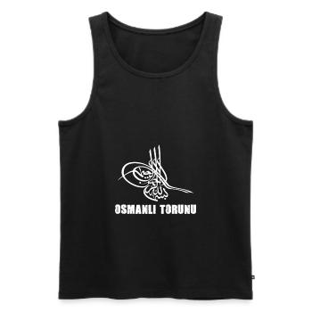 Osmanli Torunu Tugra Ottoman Osmanisches Reich - Männer Premium Bio Tank Top - Schwarz - Vorne - AI Model Male 178 light (178cm)
