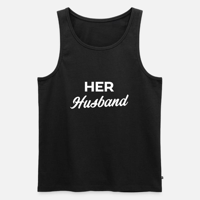 Ihr Mann - Männer Premium Bio Tank Top - Schwarz