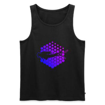 Divers Scuba Diving Scuba Divers Scuba Diver - Men's Premium Organic Tank Top - black - Front - Michal (187cm)