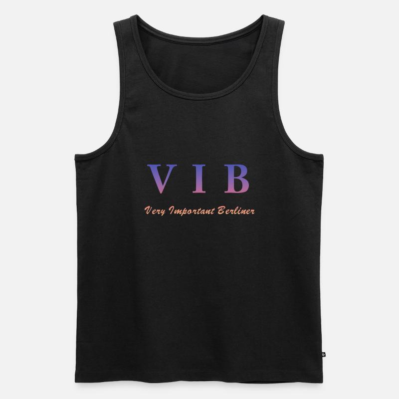 VIP - Berlin - Männer Premium Bio Tank Top - Schwarz