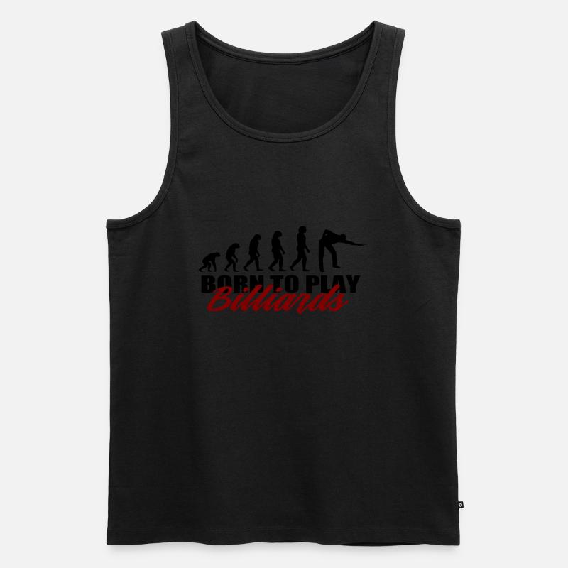 Billiard - Männer Premium Bio Tank Top - undefined