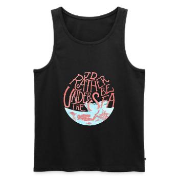 I'd rather be under the sea - Men's Premium Organic Tank Top - black - Front - AI Model Male 178 light (178cm)