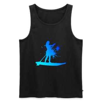 Stand up Paddle Stand up Paddle Homme - Débardeur bio Premium Homme - noir - Devant - Michal (187cm)