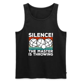 Bocce Boule Bocce Gift Bocce Ball - Men's Premium Organic Tank Top - black - Front - Michal (187cm)