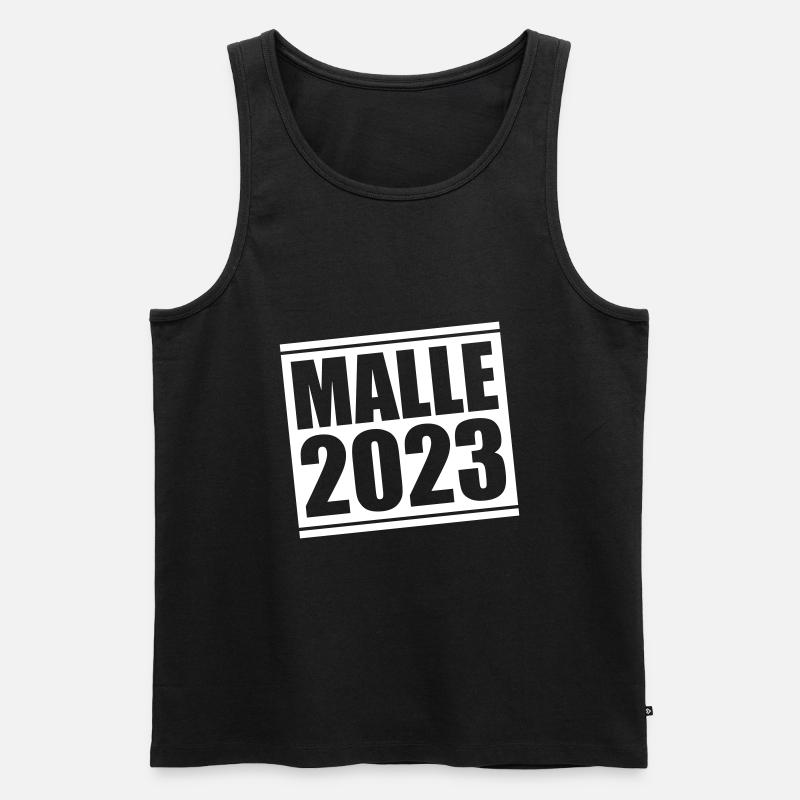 Malle 2023 - Männer Premium Bio Tank Top - Schwarz