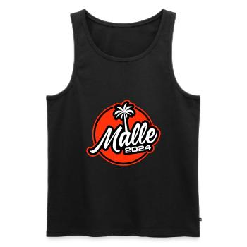 Malle 2024 Team Mallorca - Men's Premium Organic Tank Top - black - Front - Michal (187cm)