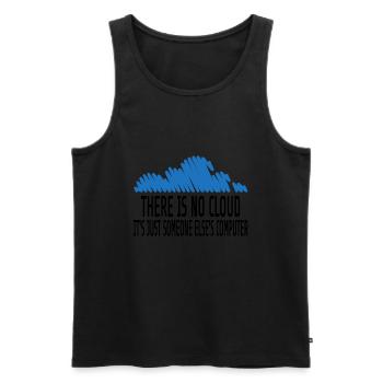 Informatiker Informatik Spruch Humor Sarkasmus PC - Männer Premium Bio Tank Top - Schwarz - Vorne - Michal (187cm)