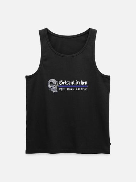 Gelsenkirchen - Ehre Stolz Tradition - Männer Premium Bio Tank Top - Schwarz