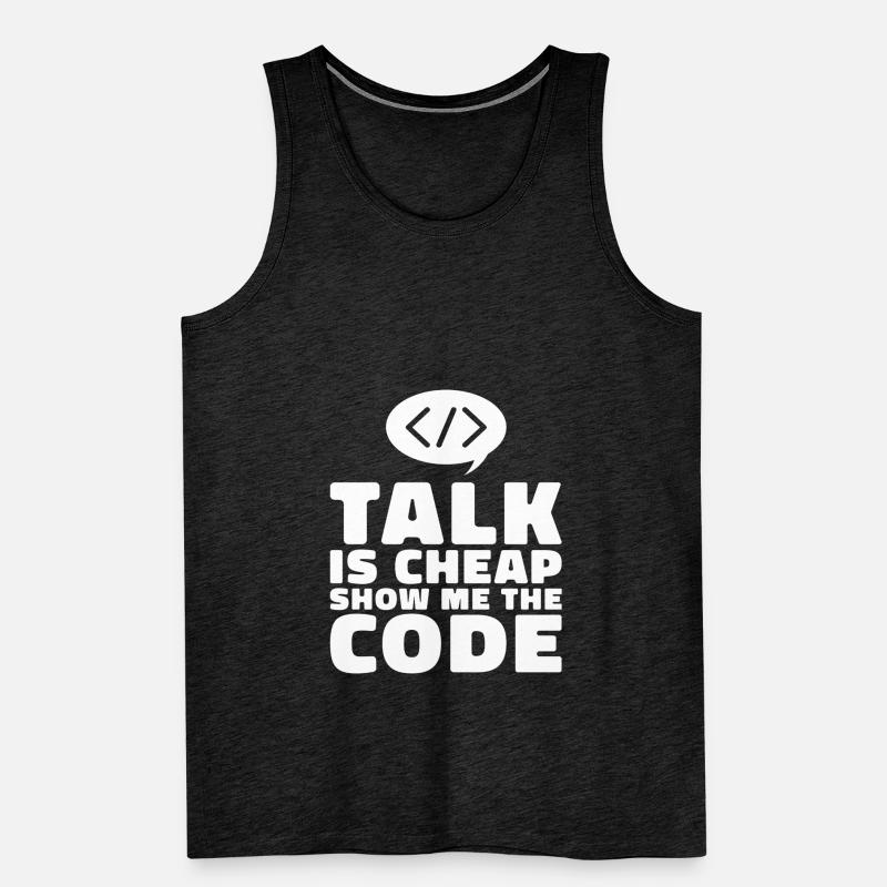 Programmierer Coder Software Entwickler Männer Premium Bio Tank Top