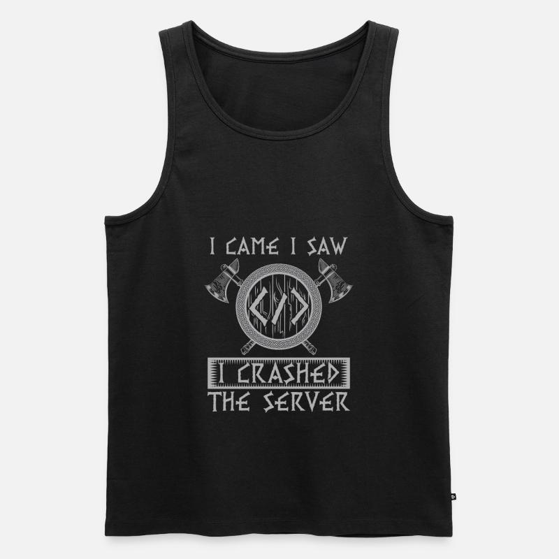 Programmierer Coder Software Entwickler - Männer Premium Bio Tank Top - Schwarz