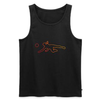 Volleyball Volleyball Women's Volleyball - Men's Premium Organic Tank Top - black - Front - Michal (187cm)