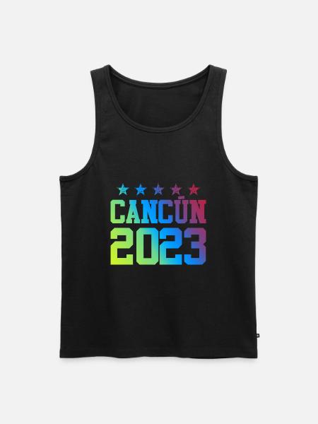 Cancun 2023 - Men's Premium Organic Tank Top - black