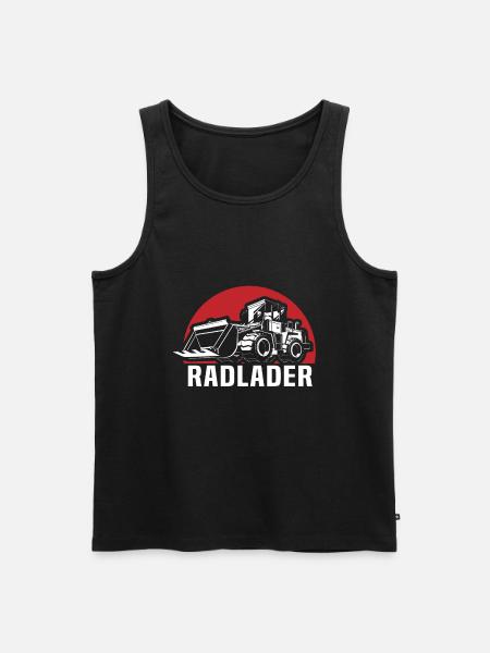 Radlader Radladerfahrer Straßenbauer Geschenk - Männer Premium Bio Tank Top - Schwarz