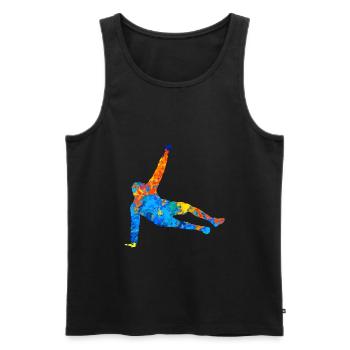 Parkour Parkour Runner Parcour Freerunner - Men's Premium Organic Tank Top - black - Front - Michal (187cm)