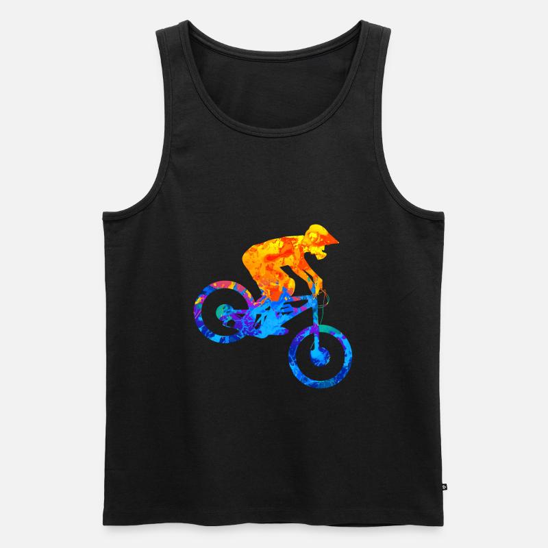 VTT VTT VTT Descente - Débardeur bio Premium Homme - noir