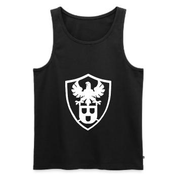 Peintre Varnisher Maître Peintre Guilde Signe Cadeau - Débardeur bio Premium Homme - noir - Devant - Michal (187cm)