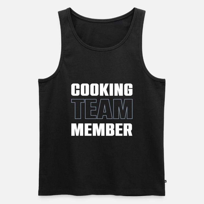 Cooking Team - Männer Premium Bio Tank Top - Schwarz