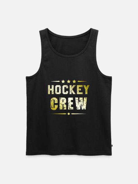 Équipe de hockey - Débardeur bio Premium Homme - noir