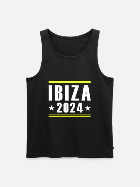 Ibiza 2024 - Männer Premium Bio Tank Top - Schwarz