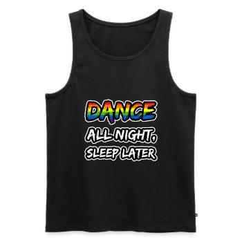 LGBTQIA+ - Men's Premium Organic Tank Top - black - Front - Michal (187cm)