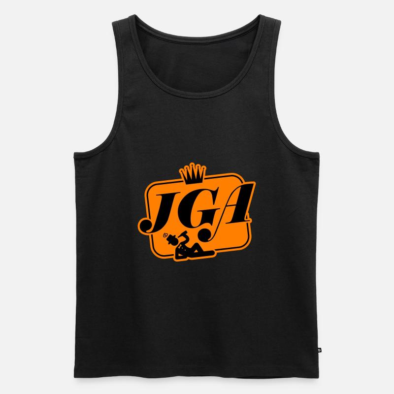Jga Junggesellenabschied - Männer Premium Bio Tank Top - Schwarz