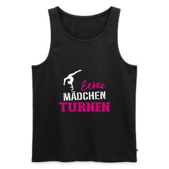 Turnen Akrobatik Cheerleading Turnerin Bodenturnen - Männer Premium Bio Tank Top - Schwarz - Vorne - Michal (187cm)