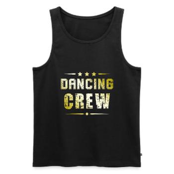 Dancing Crew - Männer Premium Bio Tank Top - Schwarz - Vorne - Michal (187cm)