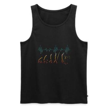 Imker Bienen Evolution Bienen Imker Entwicklung Ge - Männer Premium Bio Tank Top - Schwarz - Vorne - AI Model Male 178 light (178cm)