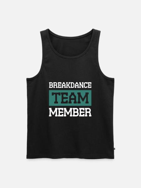 Breakdance Team - Men's Premium Organic Tank Top - black