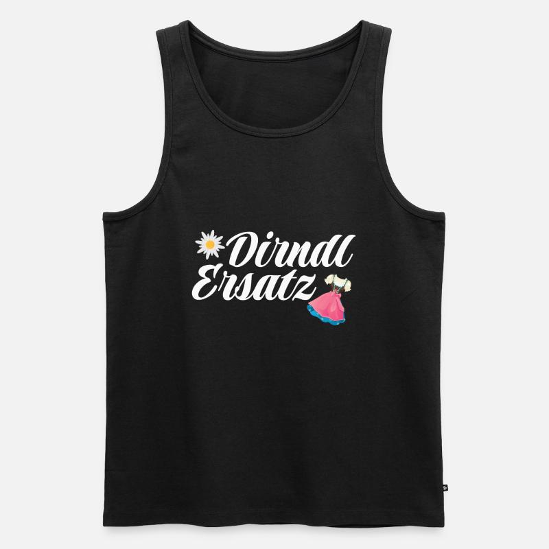 Dirndl Ersatz - Männer Premium Bio Tank Top - undefined
