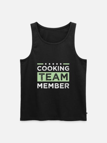 Cooking Team - Men's Premium Organic Tank Top - black