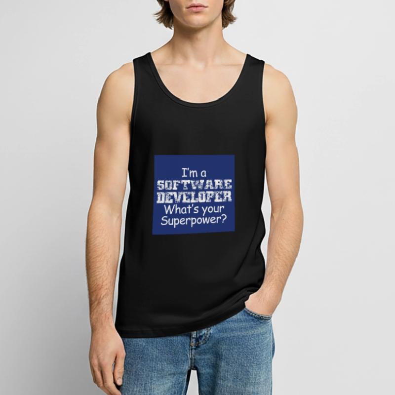 Software Developer Men's Premium Organic Tank Top