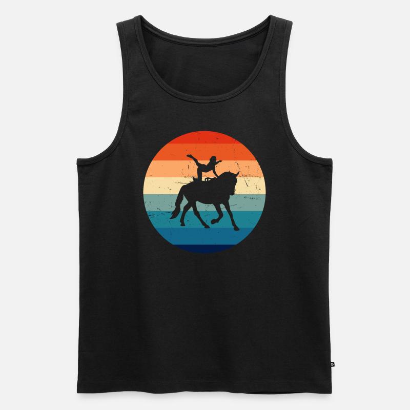 Damen Balanceübungen Körperbeherrschung - Männer Premium Bio Tank Top - Schwarz