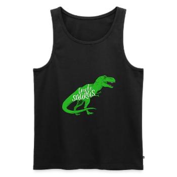 Unclesaurus Mein bester Onkel Dinosaurier - Männer Premium Bio Tank Top - Schwarz - Vorne - AI Model Male 178 light (178cm)