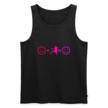 Handball Men Handball Handball Players - Men's Premium Organic Tank Top - black - Front - Michal (187cm)
