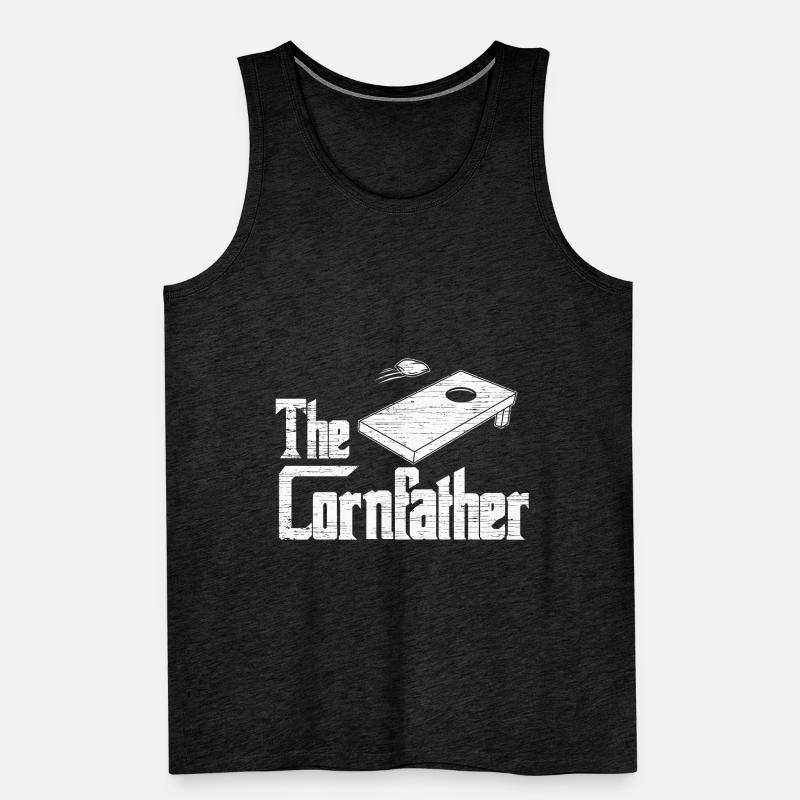 Cornhole - Le Cornfather - Cornhole Gift Débardeur bio Premium Homme