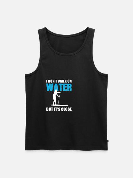 I don't go hobbyist gift - Men's Premium Organic Tank Top - black