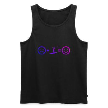 Women Sup Men's Standup Paddleboard Standup Paddle - Men's Premium Organic Tank Top - black - Front - Michal (187cm)