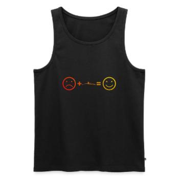 Rudern Herren Ruderer Rowing Damen - Männer Premium Bio Tank Top - Schwarz - Vorne - Michal (187cm)