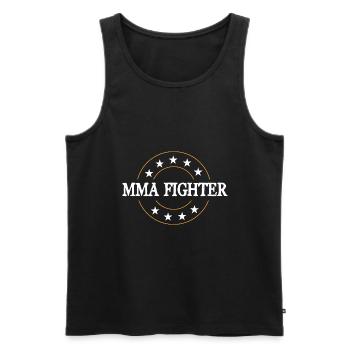 MMA Fighter Mixed Martial Arts - Männer Premium Bio Tank Top - Schwarz - Vorne - Michal (187cm)