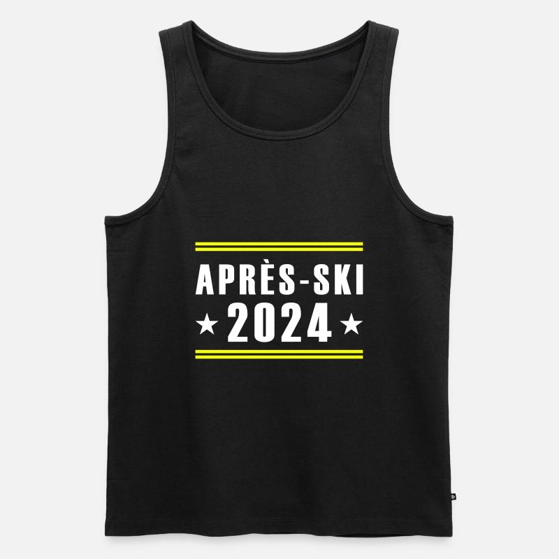 Apres Ski 2024 - Männer Premium Bio Tank Top - Schwarz