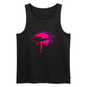 Diver Free Dive Taucher Scuba Taucher Scuba Diver - Men's Premium Organic Tank Top - black - Front - Michal (187cm)