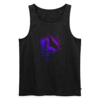 wingfoil wingsurf wingsurf Women foilwing - Men's Premium Organic Tank Top - black - Front - AI Model Male 178 light (178cm)