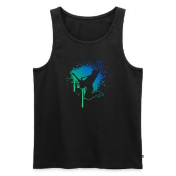 Egitarre Gitarrenspieler Guitar Damen classical gu - Männer Premium Bio Tank Top - Schwarz - Vorne - Michal (187cm)