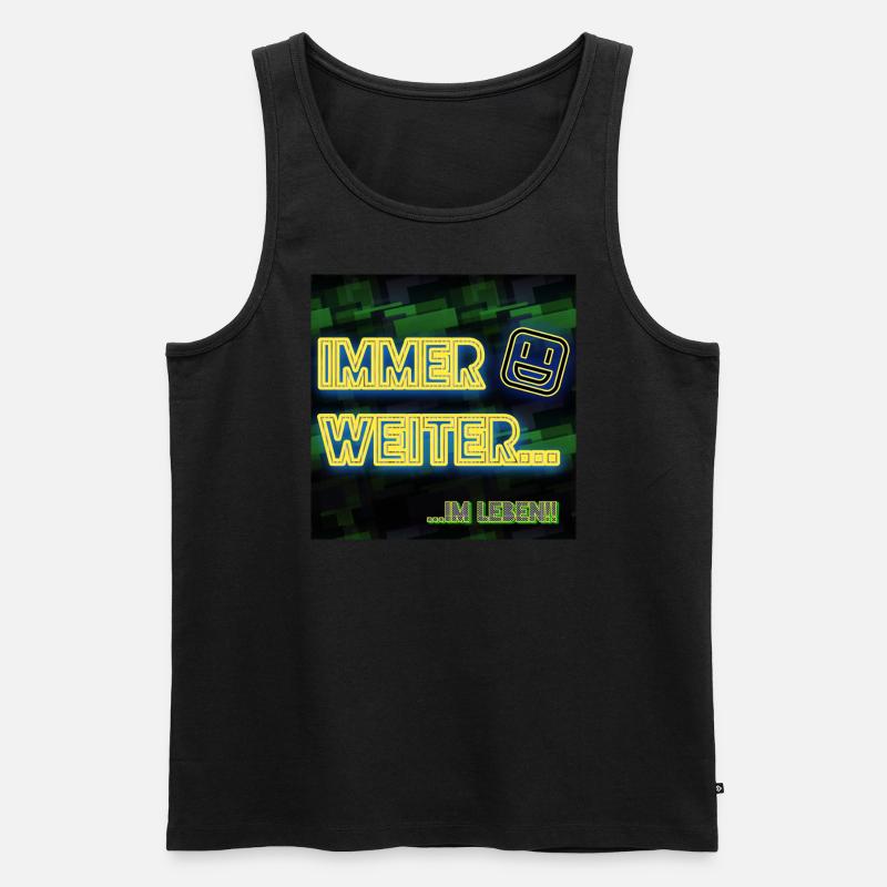 Immer weiter... - Abbild - 2023 - Männer Premium Bio Tank Top - Schwarz