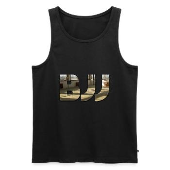 BJJ MMA Grappling Dojo cadeau sport combat - Débardeur bio Premium Homme - noir - Devant - Michal (187cm)