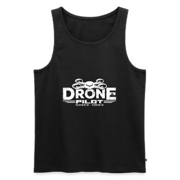 Drone Drones Drone Flight Drone Pilot 1993 - Men's Premium Organic Tank Top - black - Front - Michal (187cm)