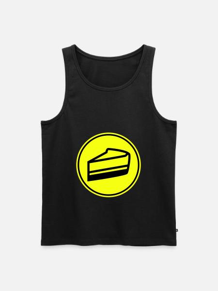 Cake cheesecake - Men's Premium Organic Tank Top - black