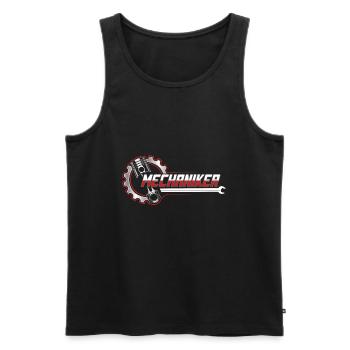 Mechaniker Mechatroniker Landmaschinen Werkstatt - Männer Premium Bio Tank Top - Schwarz - Vorne - Michal (187cm)