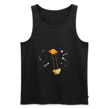 Lemonade Lemon Lemonade Lemonade Lemonade Stand Design - Men's Premium Organic Tank Top - black - Front - AI Model Male 178 light (178cm)